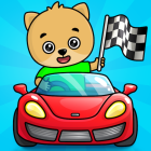 Bimi Boo Car Games For Kids Logo