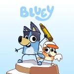 Bluey's Quest For The Gold Pen Logo