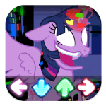 Corrupted Twilight FNF Mod Logo