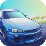 Drifting Nissan Car Drift Logo