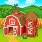 Farm Town Village Build Story Logo