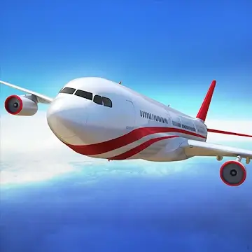Flight Pilot Simulator 3D MOD APK Logo