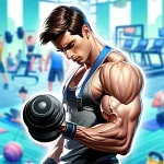 Fitness Gym Simulator Fit 3D Logo