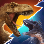 Jurassic Warfare: Dino Battle Logo