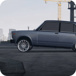Lada Car Drift Avtosh Logo
