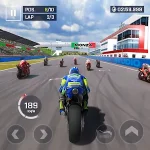 Moto Rider, Bike Racing Game Logo