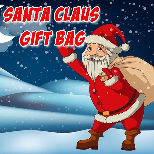 Santa Claus Gift Bag Jigsaw Logo