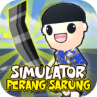Simulator Perang Sarung 3D Logo