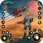 Space Gangster Future Fight Logo