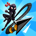 Stickman Teleport Master 3D Logo