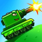 Tank Battle: Tanks War 2D Logo