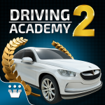 Driving Academy 2: Drive&Park Cars Test Simulator Logo