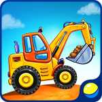 Truck Games For Kids – House Building Car Wash Logo