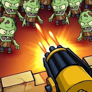 Zombie War Idle Defense MOD APK Logo
